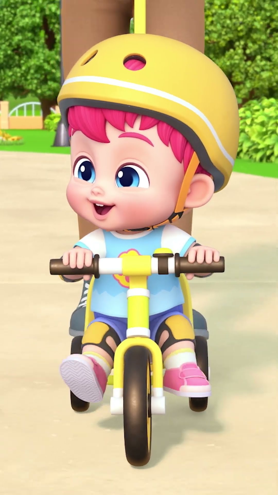 ¡Qué Divertido Montar en Bicicleta!? #shorts #bebefinn